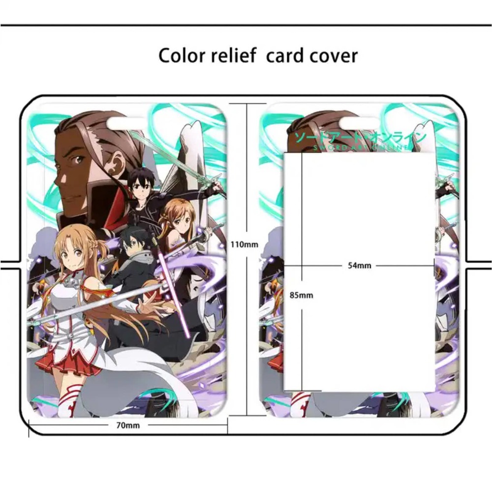 Sword Art Online Anime Lanyard/Card Holder - Picture 4 of 5